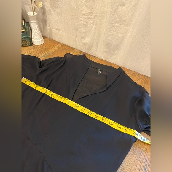 🖤 DUBUC • Black Sheer Tunic • Size 8 - Picture 6 of 9